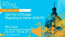 Get Out Of Dodge: Migrating to Server 2008 R2