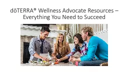 dōTERRA® Wellness Advocate Resources – Everything You Need to