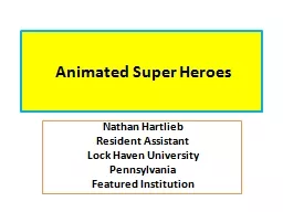 Animated Super Heroes Nathan