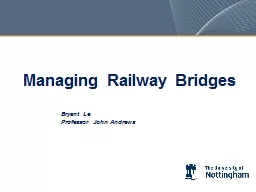 Managing Railway Bridges