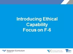 Introducing Ethical Capability
