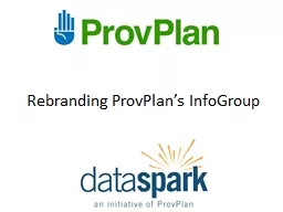 Rebranding  ProvPlan’s