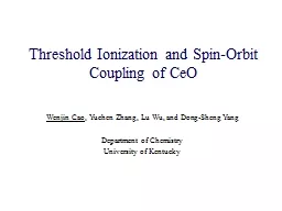 Threshold Ionization and Spin-Orbit Coupling of