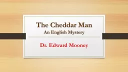The Cheddar Man An English Mystery