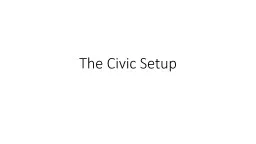 The Civic Setup Introductions