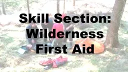 Skill  Section: Wilderness