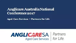 Anglicare Australia National Conference 2017