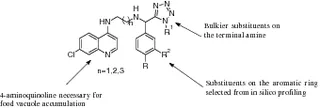 Cl Bulkier substituents on the terminal amine Substitu