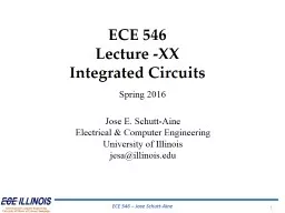 ECE  546 Lecture  12 Integrated