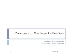 Concurrent Garbage Collection