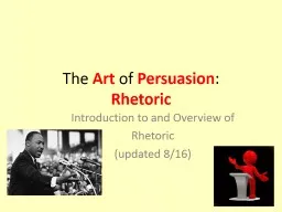 The  Art   of  Persuasion