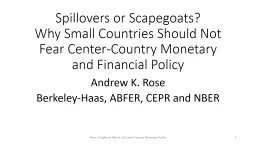 Spillovers or Scapegoats?
