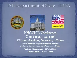 NH Department of State - HAVA