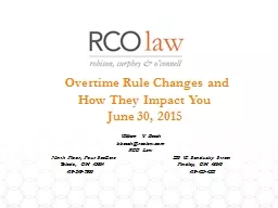 Overtime Rule Changes and
