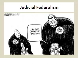 Judicial Federalism Intergovernmental Relations