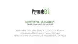 Decrypting Tokenization What is it and why is it important?