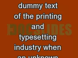 www.agio.com Simply dummy text of the printing and typesetting industry when an unknown