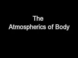 The Atmospherics of Body