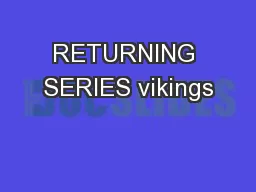 RETURNING SERIES vikings