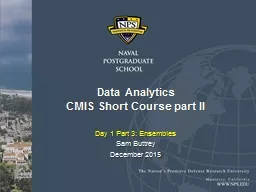 Data Analytics CMIS Short Course part II