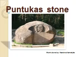 Puntukas stone Work   done