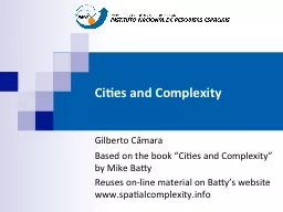 Cities   and   Complexity