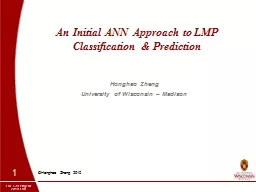 An Initial ANN Approach to LMP