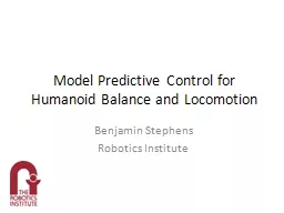 Model Predictive Control for Humanoid Balance and Locomotion