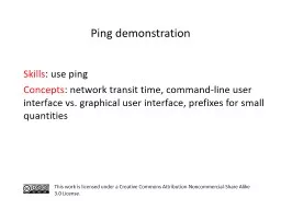 S kills : use ping  Concepts