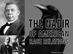 The   Nadir  of   American