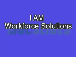I AM Workforce Solutions