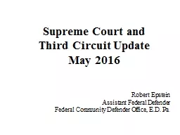 Supreme Court and Third Circuit Update