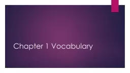Chapter 1 Vocabulary Admonish: to scold, advise against