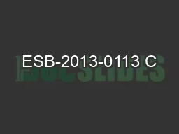 ESB-2013-0113 C&A Brokerage Services