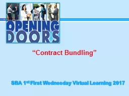 SBA 1 st  First Wednesday Virtual Learning 2017