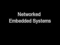 Networked Embedded Systems