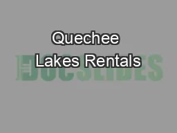 Quechee Lakes Rentals