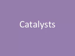 Catalysts Curriculum Outcomes