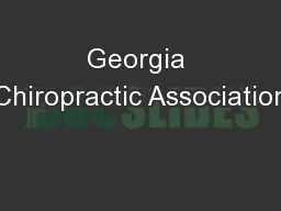 Georgia Chiropractic Association