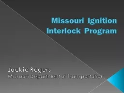 Missouri Ignition Interlock Program