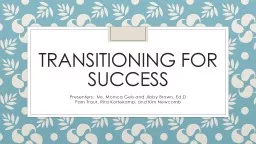 Transitioning for success