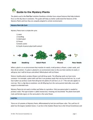 Guide to the Mystery Plants