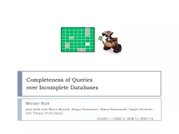 Completeness   of   Queries