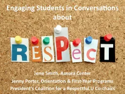 Engaging Students in Conversations about