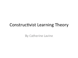 Constructivist Learning Theory