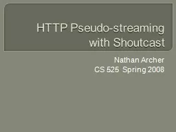 HTTP Pseudo-streaming with