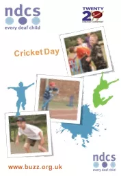 www.buzz.org.uk Cricket Day