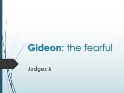 Gideon the  fallen Judges