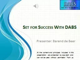 Set for Success With DABS