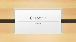 Chapter 3 Section 1 Terms and People